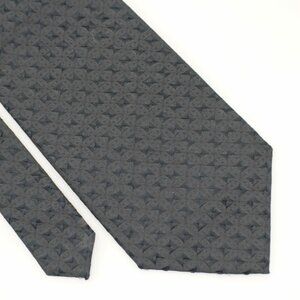 Harve Benard By‎ Benard Holtzman Black Woven Geometric Wide Silk Tie